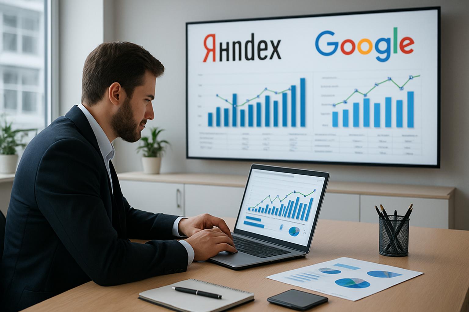 Продвижение корпоративного сайта в Яндексе и Google: стратегия для B2B. Аналитика, KPI и оценка эффективности