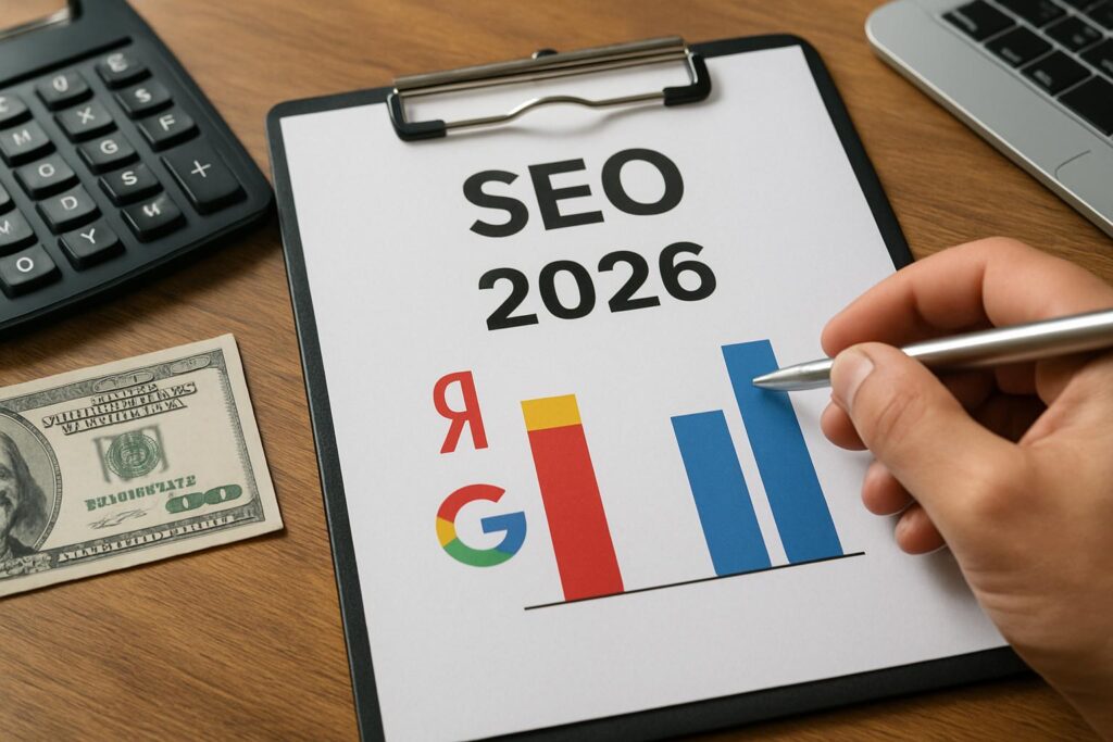 Сколько стоит SEO-продвижение сайта в Яндексе и Google в 2026 году: реальные бюджеты и как их считать